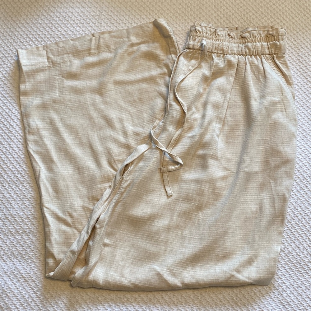 H&M Wide Leg Lightweight Pants Size 12 NWT